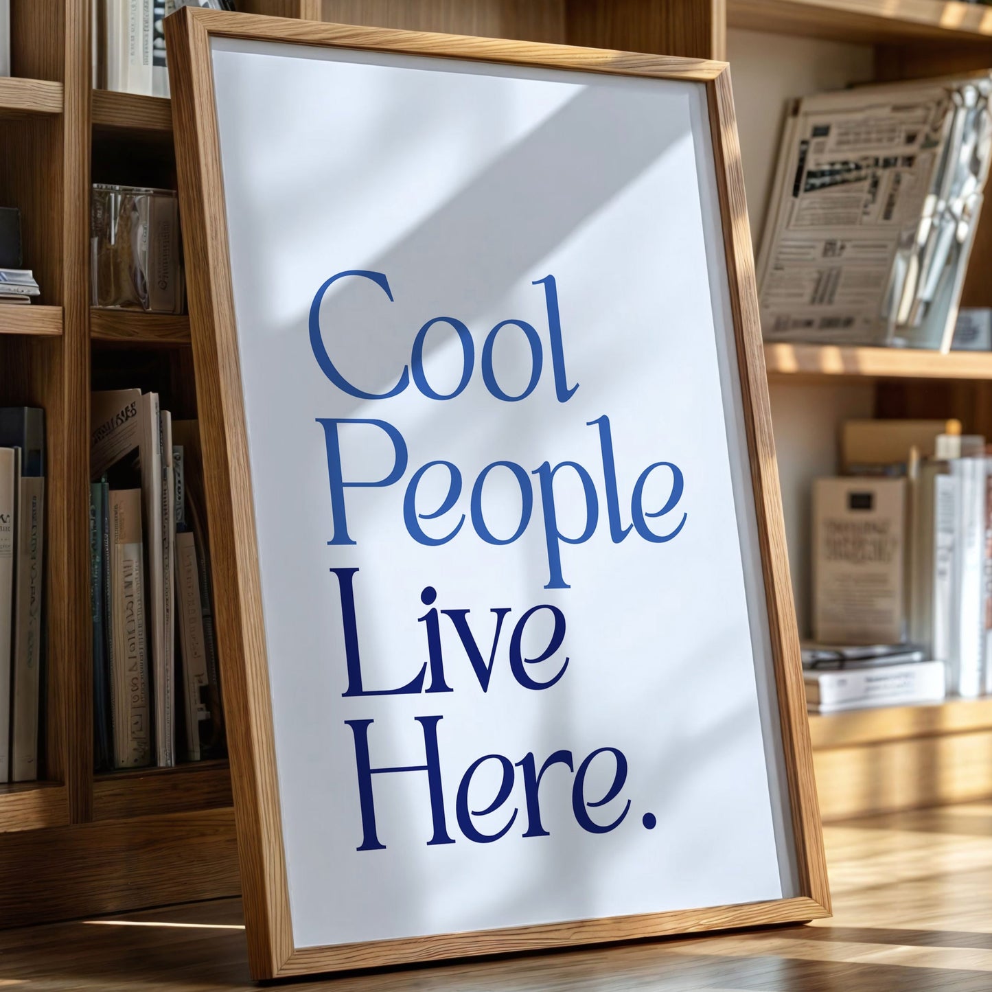 Blue Letters Dance Their Truth