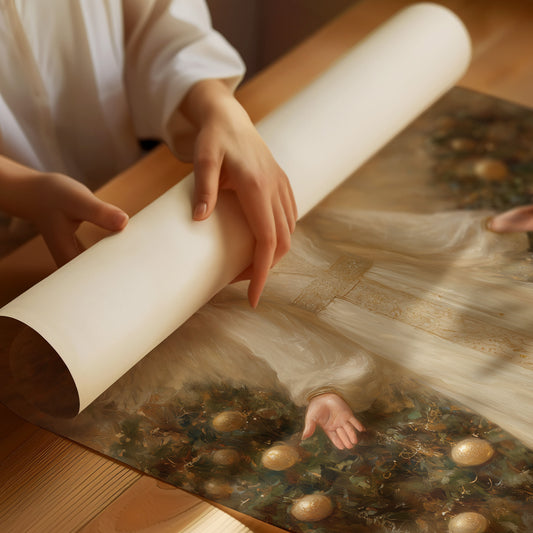 Golden Light Brings Christmas Peace