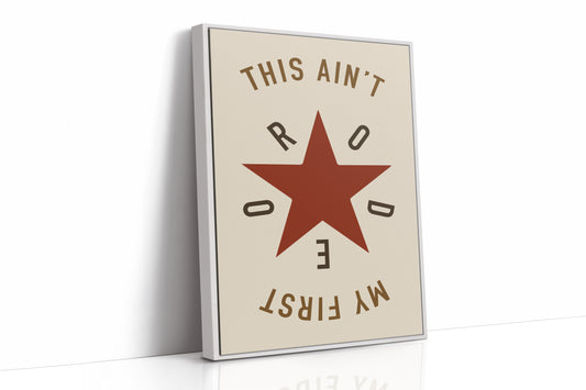 Rodeo Star Western Quote Print
