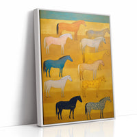 Wild Horses Meet The Golden Hour