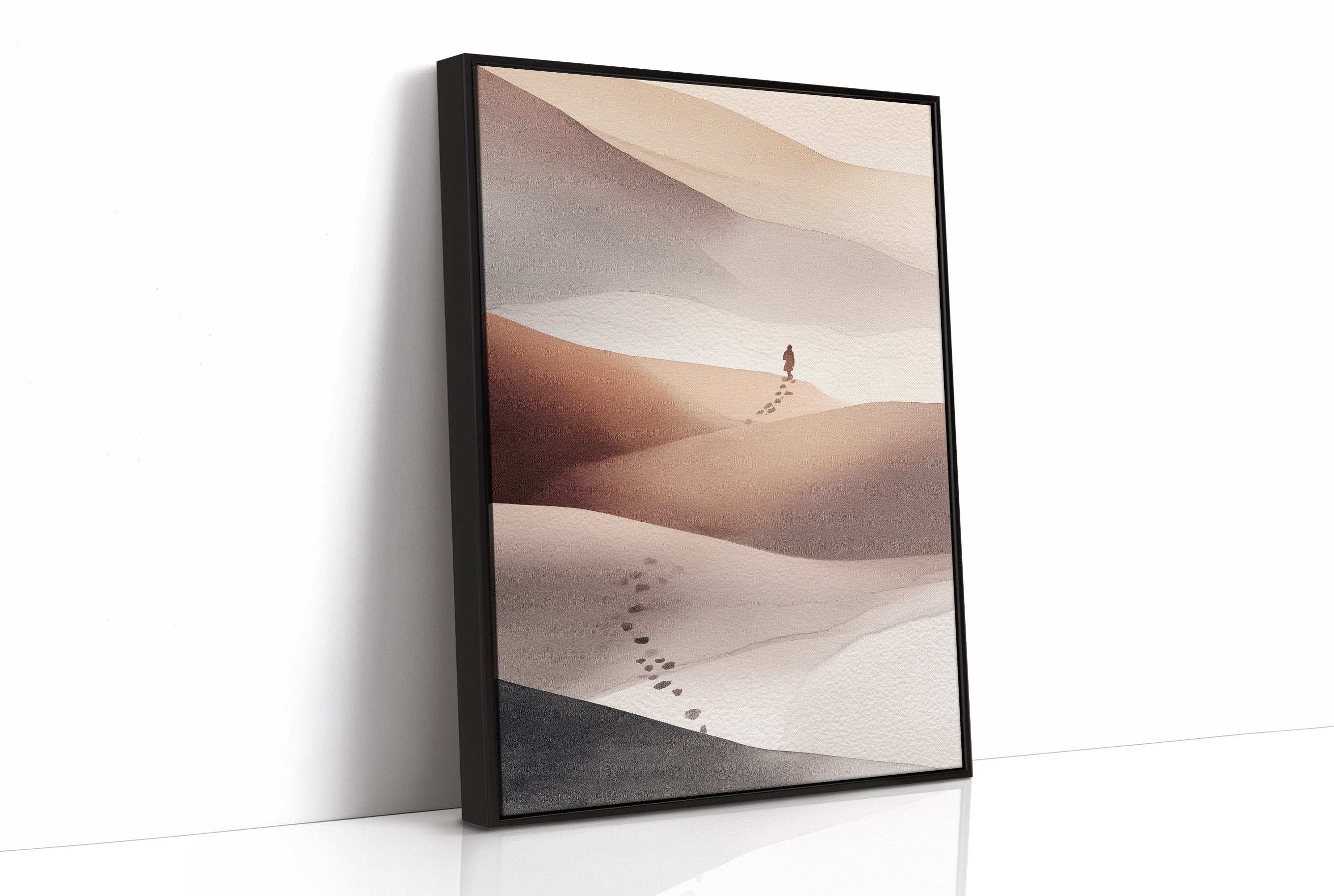 Solitary Journey Through Sand Waves