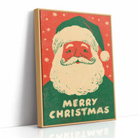 Merry Christmas Vintage Woodcut