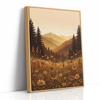 Golden Hour Meadow: Wildflowers Ignore Bedtime