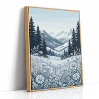 Frosted Meadow: Wildflowers Refuse to Hibernate