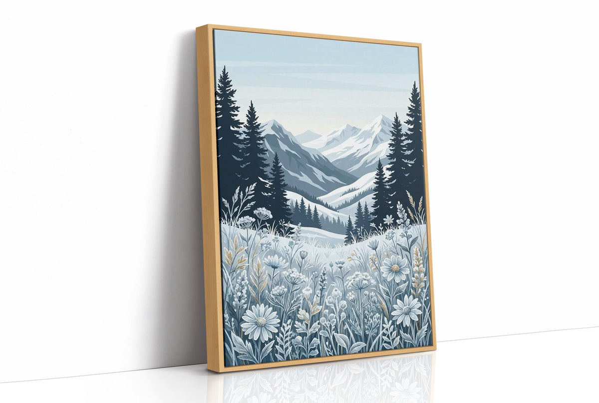 Frosted Meadow: Wildflowers Refuse to Hibernate