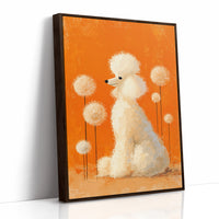 A Poodle's Playful Garden