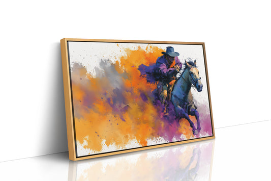 Cowboy in Full Color Burst