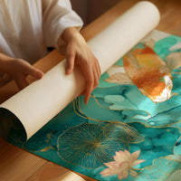 Golden Koi Circle Lotus Pools