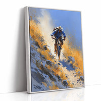Downhill Through Golden Scrub