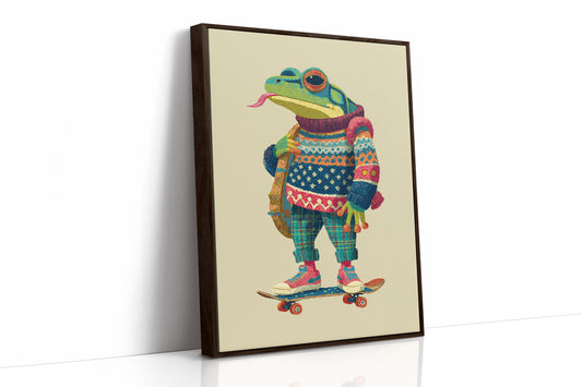A Skateboarding Tale of Color