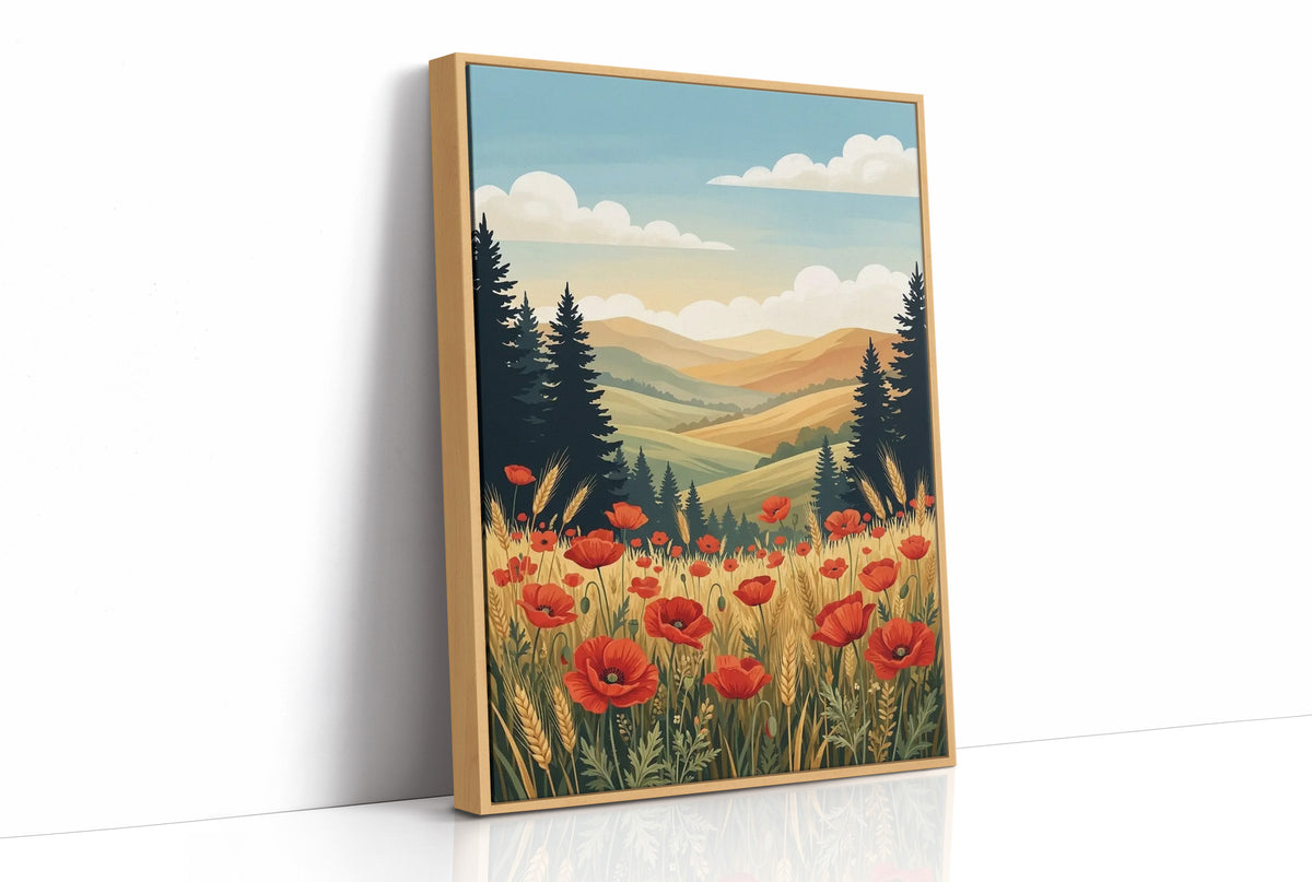 Poppy Fields Forever: Wheat Third-Wheeling
