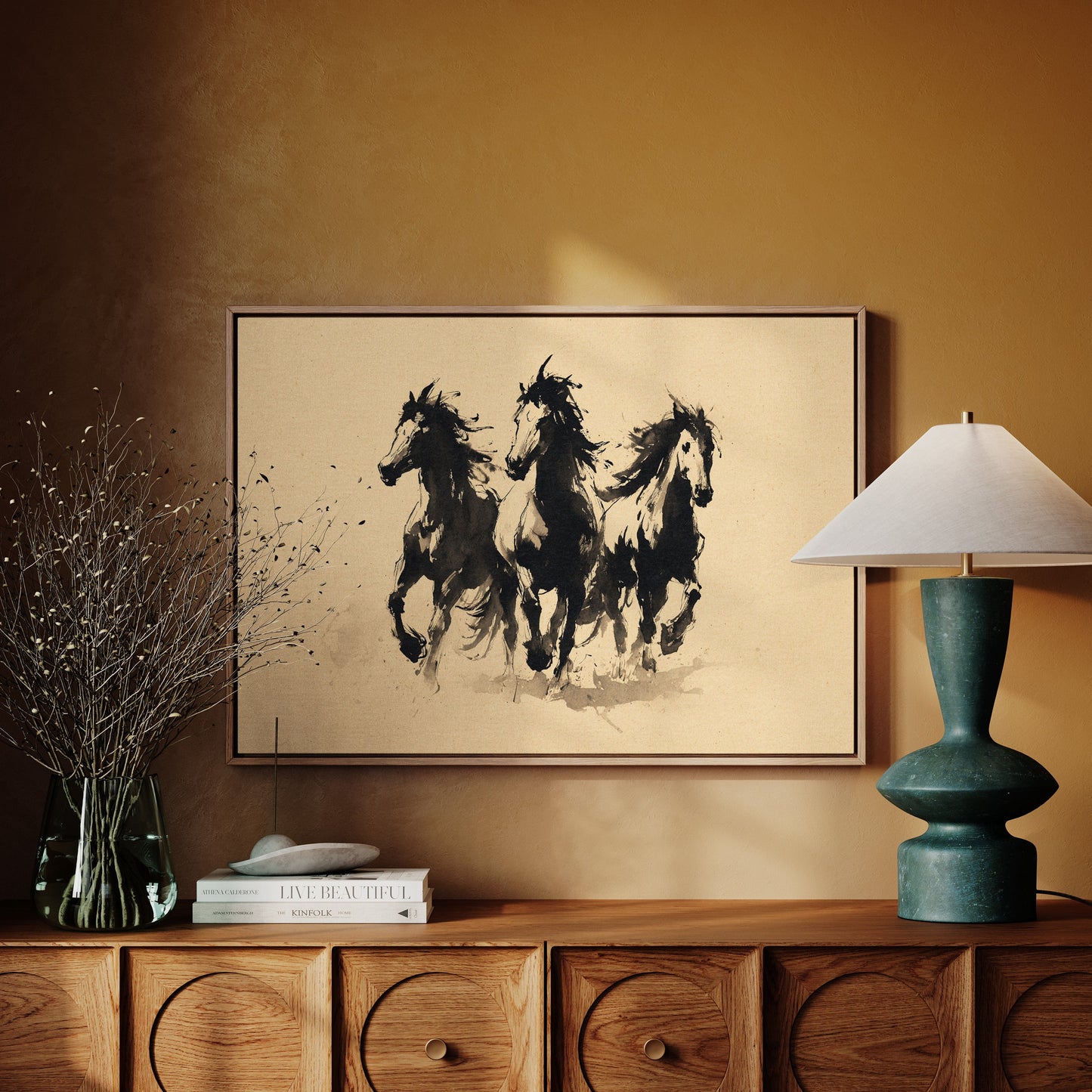 Wild Horses Dance In Ink