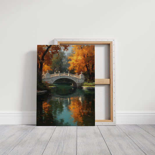 Maple Fire Mirrors Ancient Stone