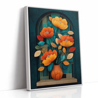 Golden Poppies In Midnight Alcove