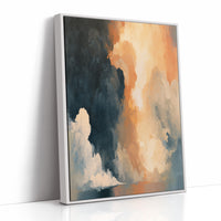 Celestial Drama: Storm & Sunset