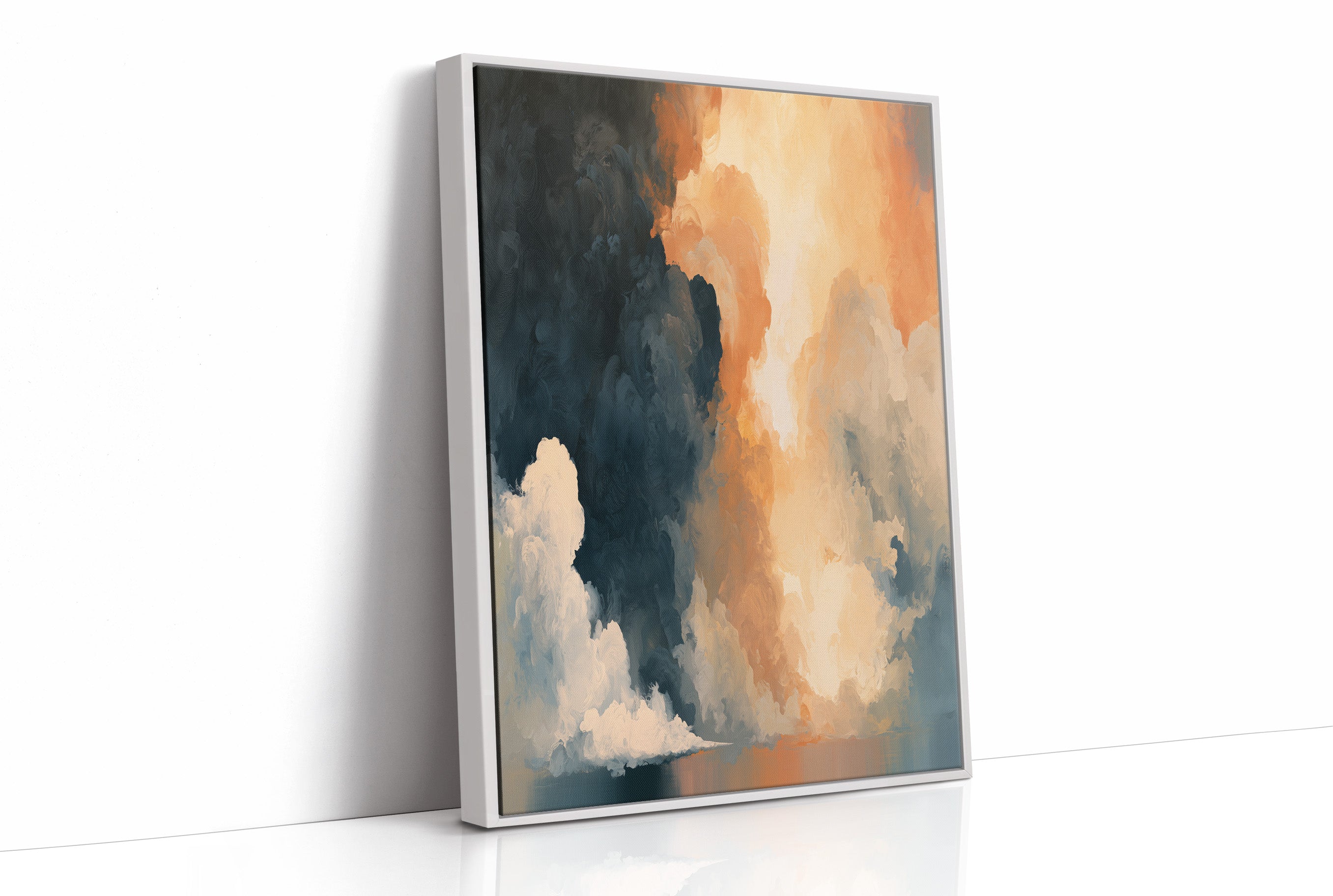 Celestial Drama: Storm & Sunset
