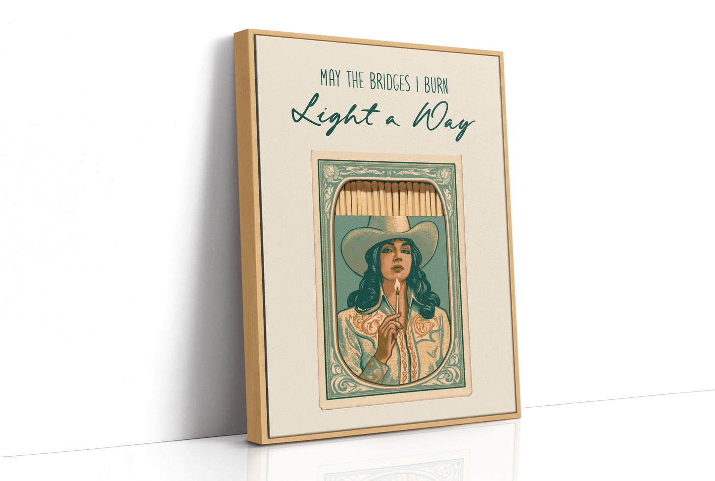She Lights Her Own Way