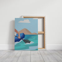 Paddle Through Mountain Lake Serenity