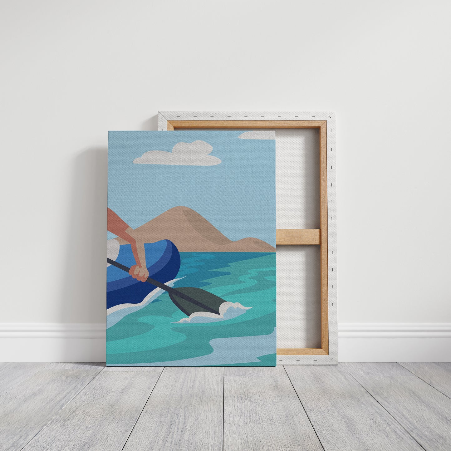 Paddle Through Mountain Lake Serenity