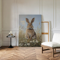 Charming Rabbit Portrait Canvas - Whimsical Animal Art - Gallery Canvas image 7