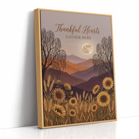 Thankful Hearts Gather Here: Moon Included