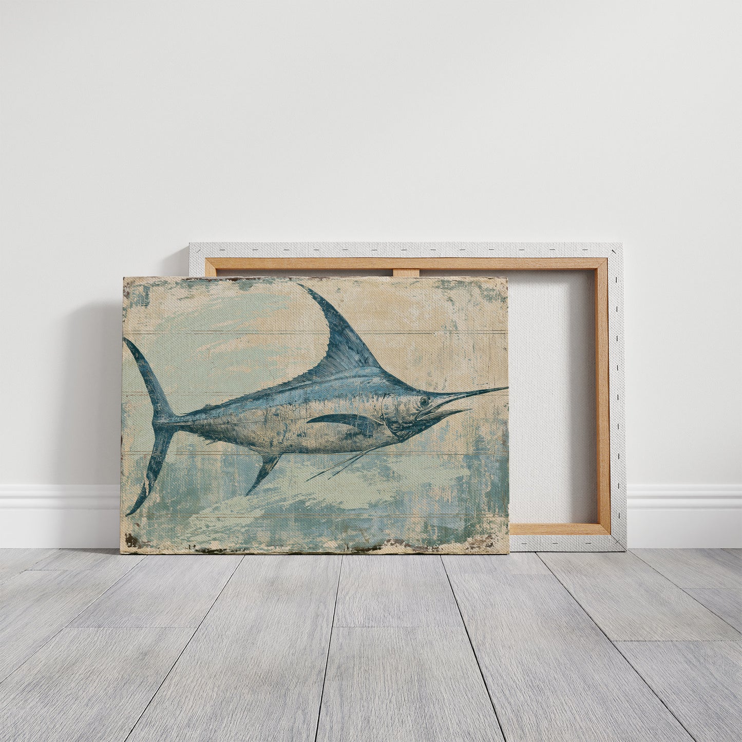 Marlin on Weathered Wood