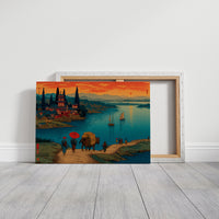 Travelers Follow Ancient Harbor Roads