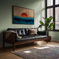 Birds Circle Morning's Coral Rise