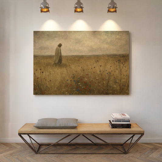 The Shepherd Walks the Field