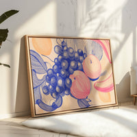 Sweet Orchard Lines In Blue