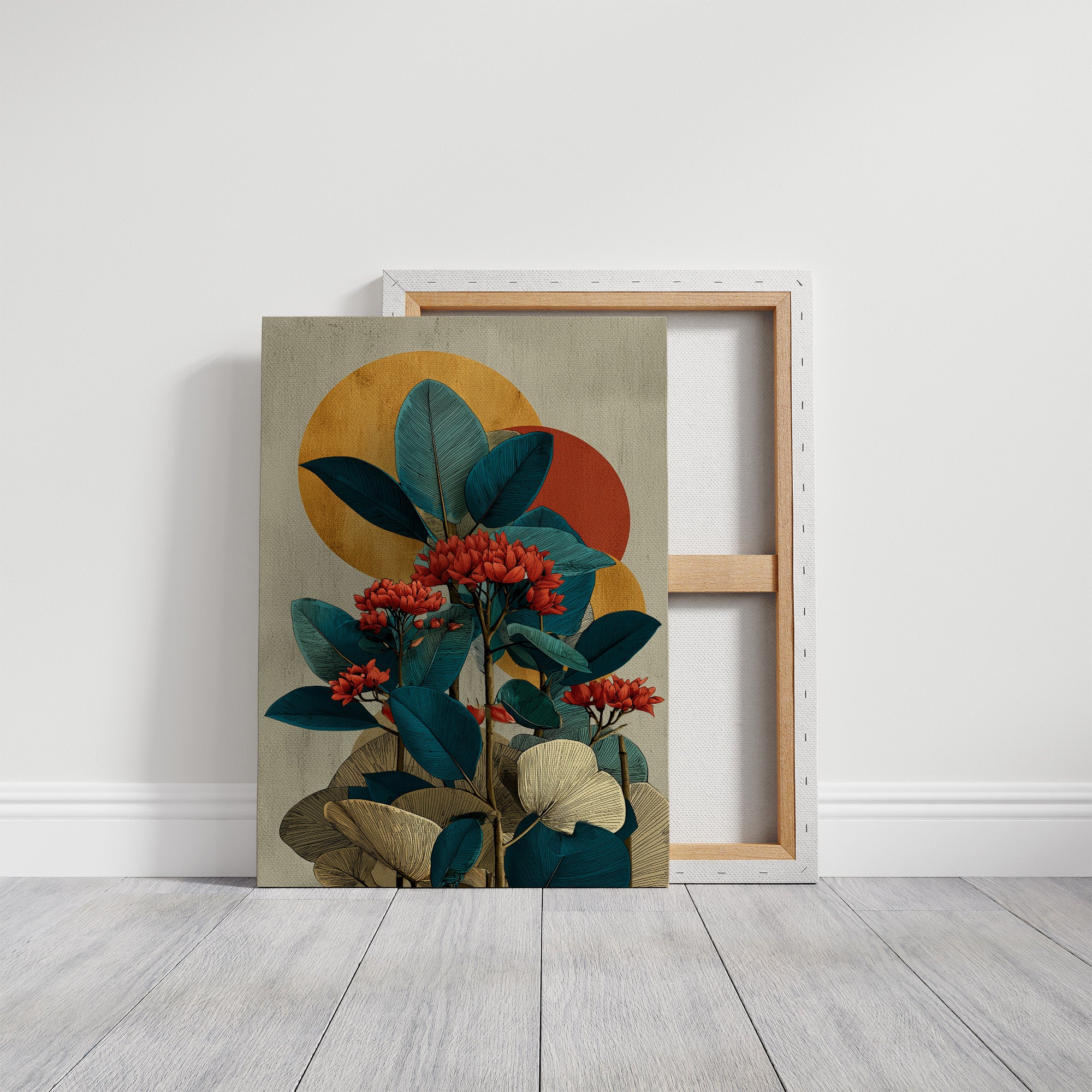 Two Suns and a Red Bloom