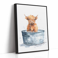 Little Highland in a Tin Bath