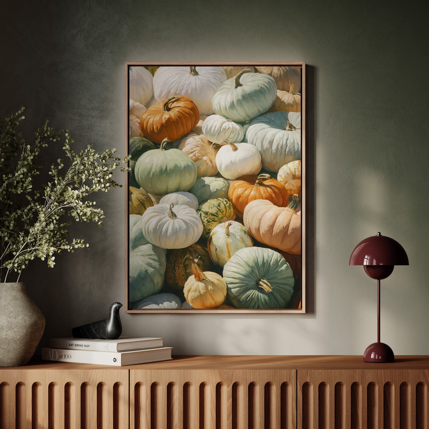 Autumn's Palette In Pumpkin Poetry