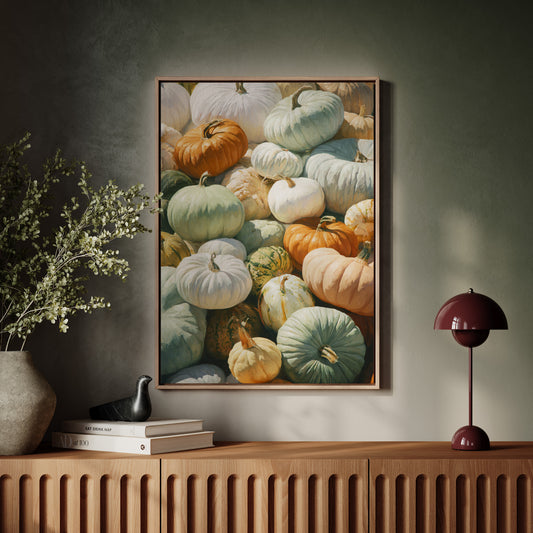 Autumn's Palette In Pumpkin Poetry