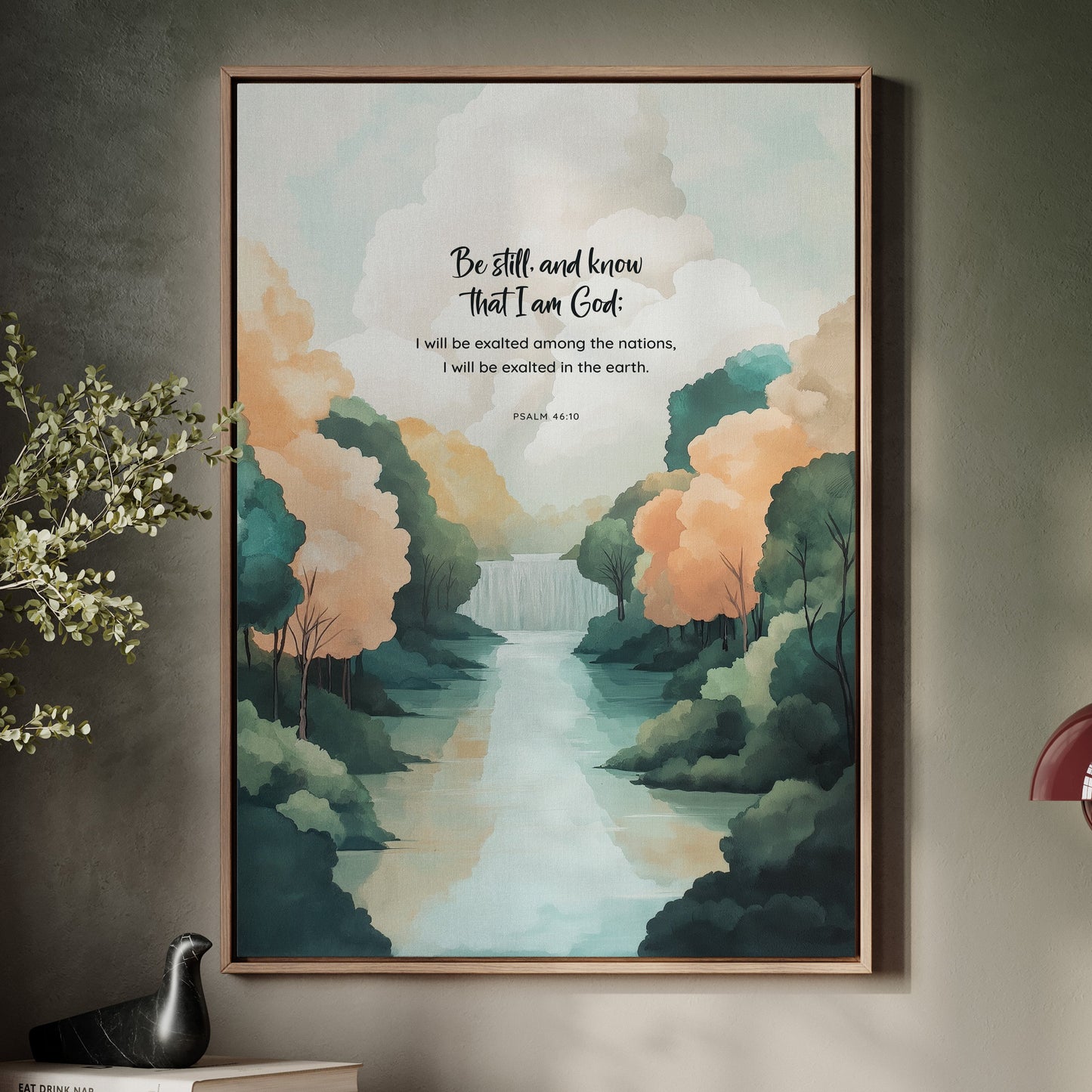 Be Still and Know Forest Waterfall