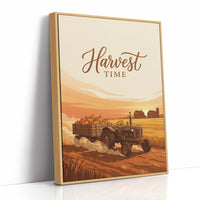 Harvest Time: Tractor Drives Itself
