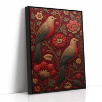 Stitched in Crimson and Gold