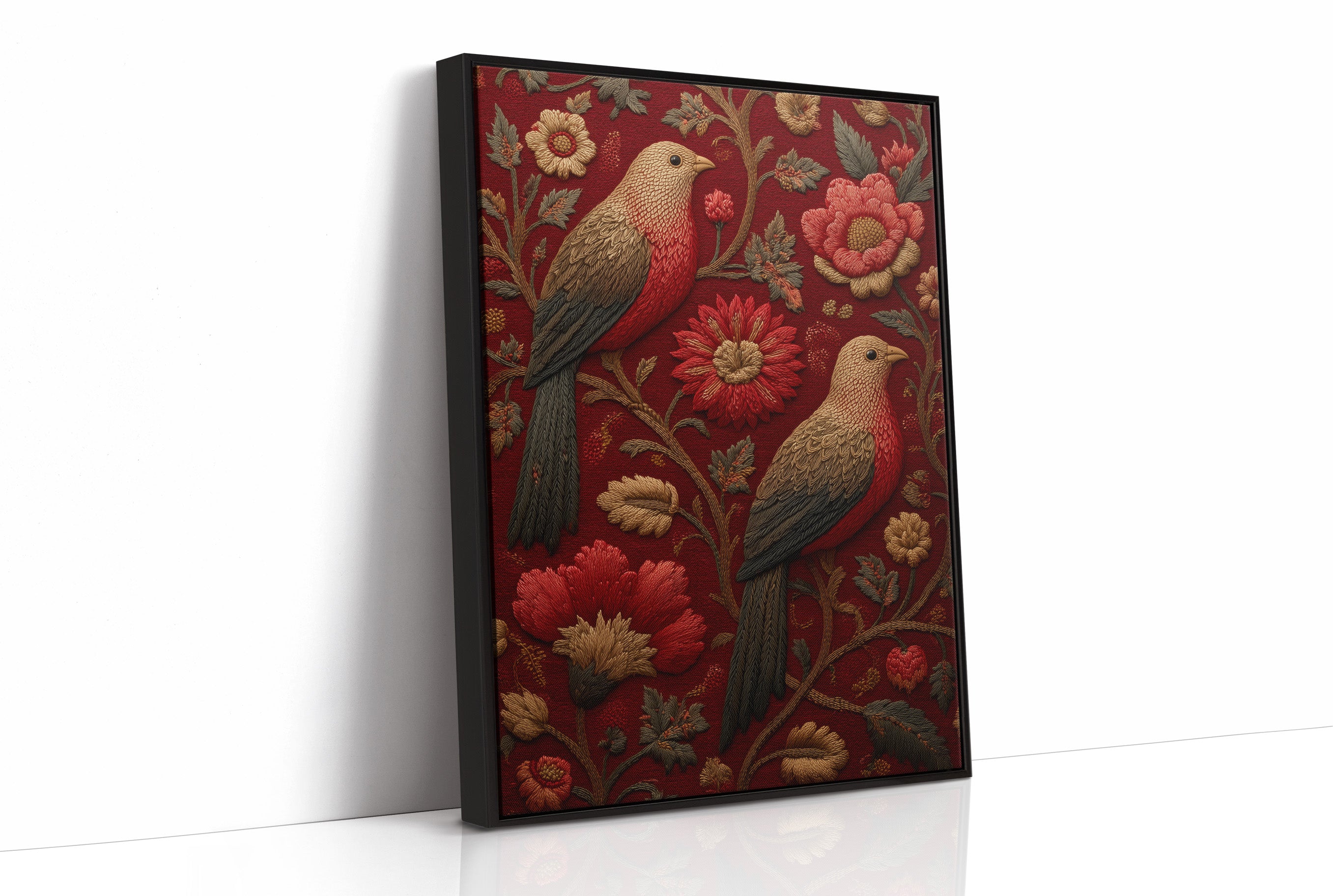 Stitched in Crimson and Gold
