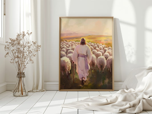 The Shepherd Leads at Dawn