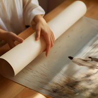 Footprints Lead To Ocean Promise