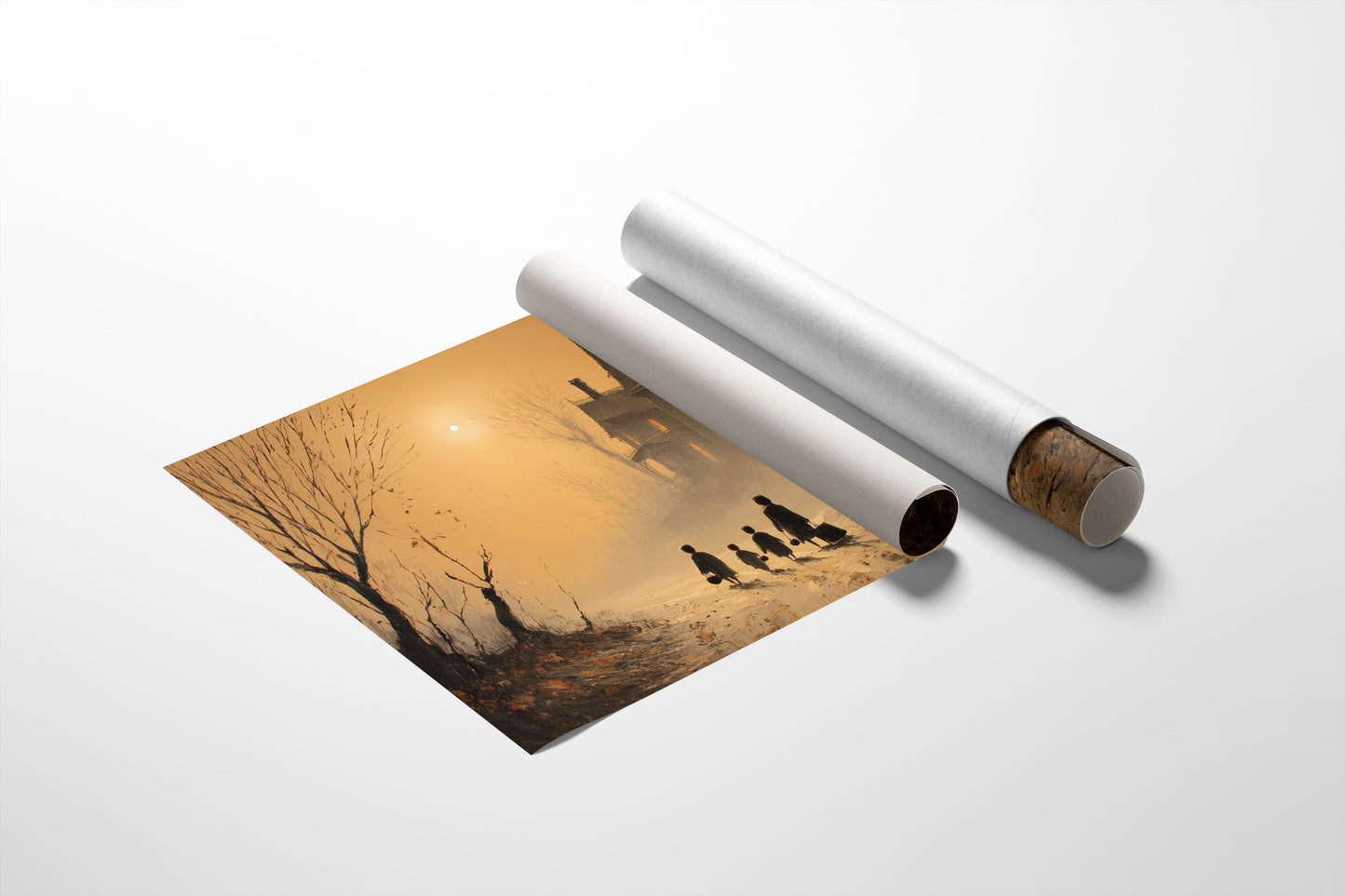 Autumn Path To Mysterious Manor