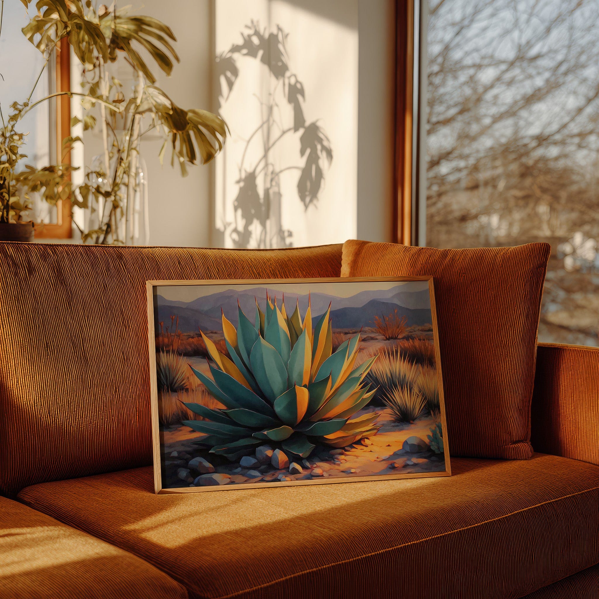 Agave Dances With Desert Light