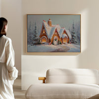 A Cottage Wrapped in Sugar Frosting