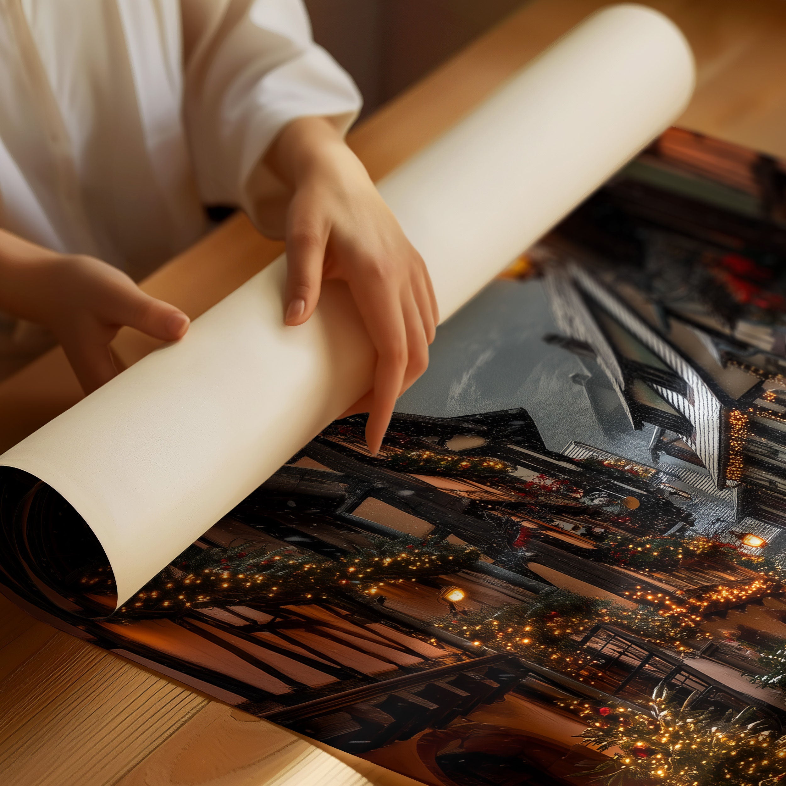 Winter Tales Along Cobblestone Ways