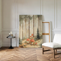 Enchanted Forest Mushroom Print - Whimsical Nature Art - Gallery Canvas image 13
