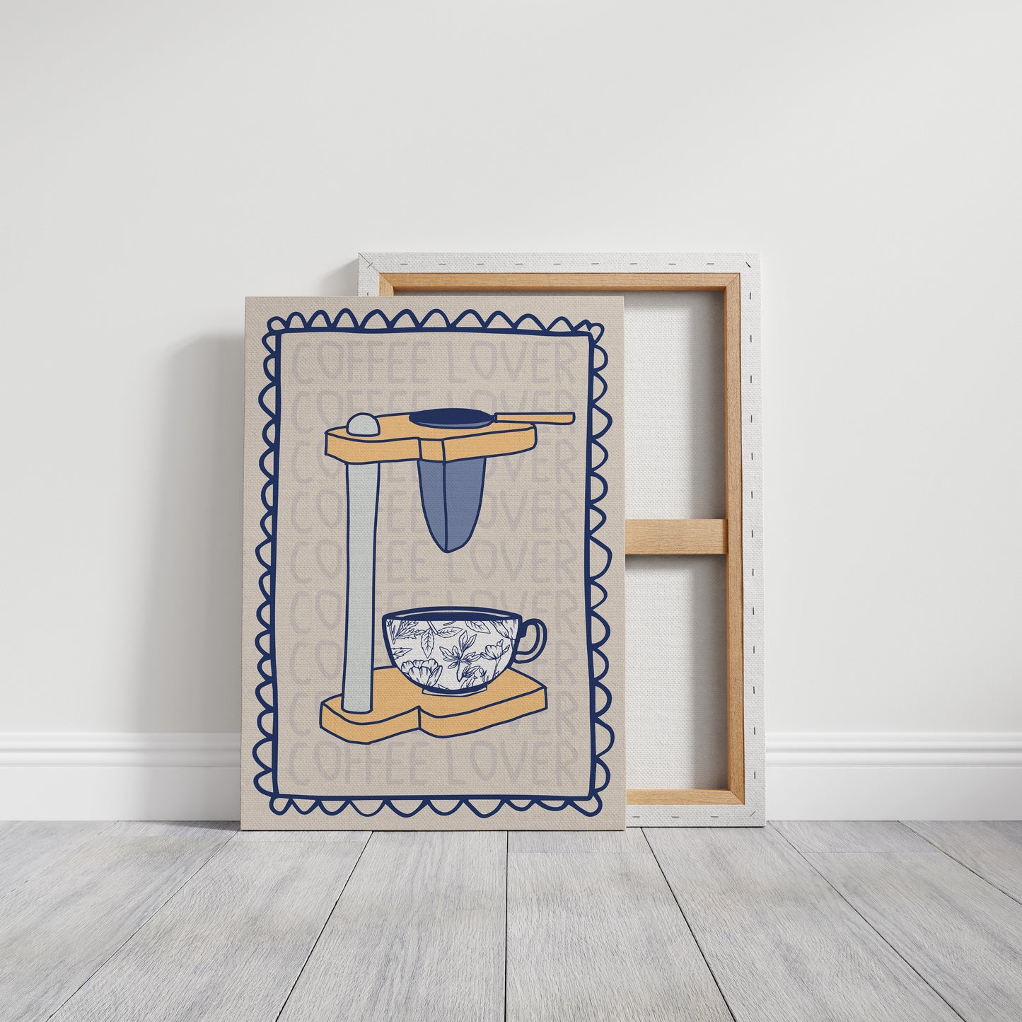 Morning Rituals In Floral Blue