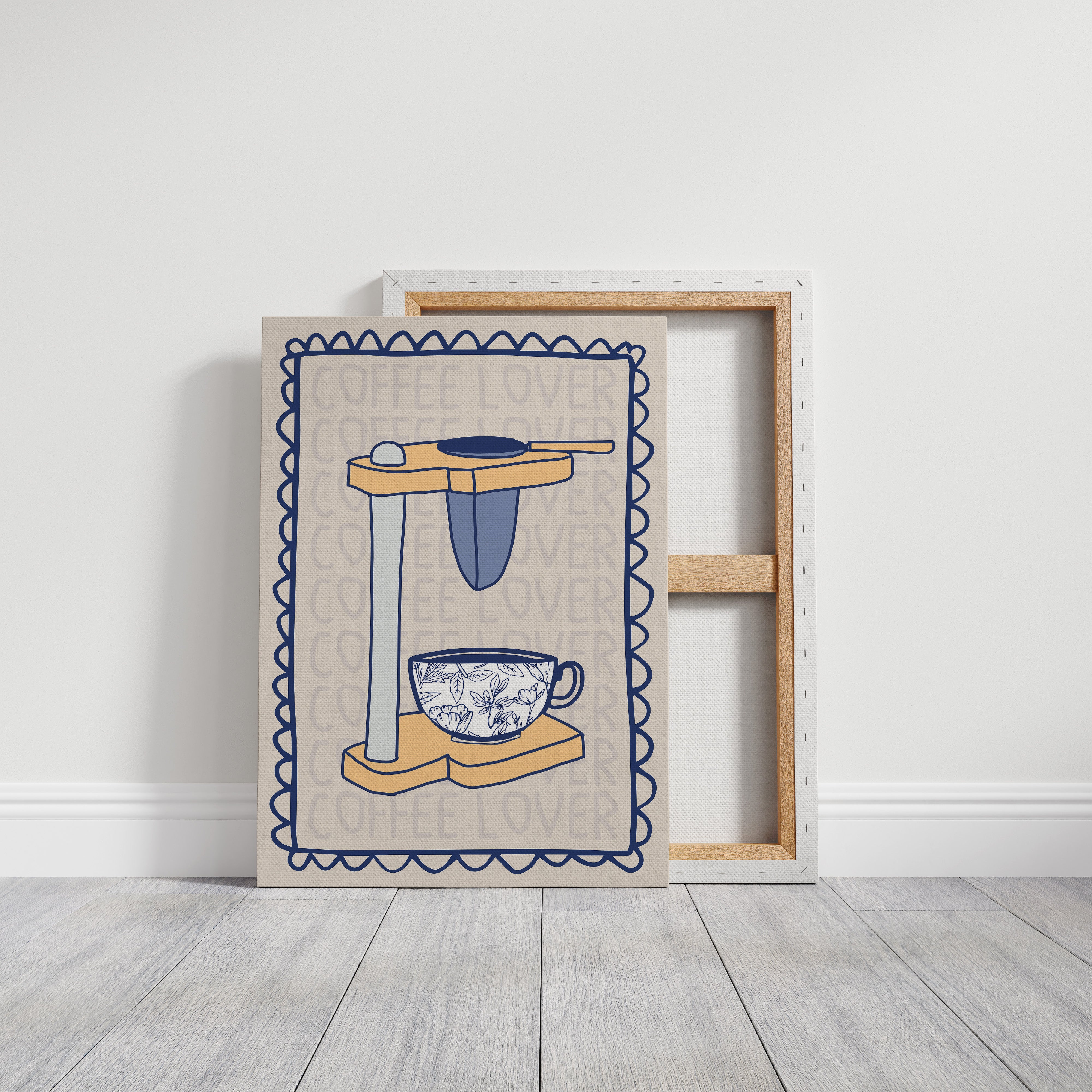 Morning Rituals In Floral Blue