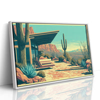 Canyon View, Mid-Century Patio