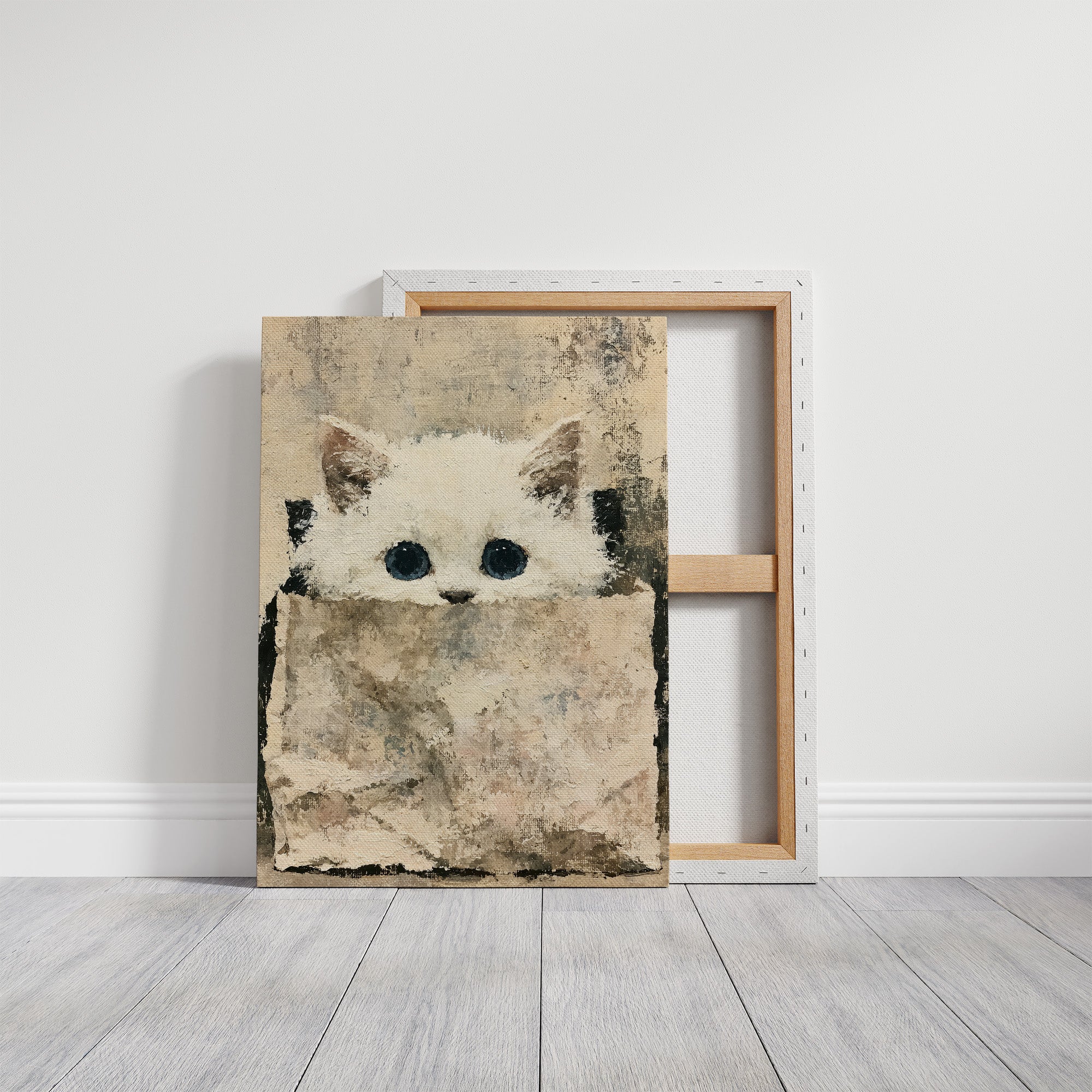 Peekaboo in Pale Fur