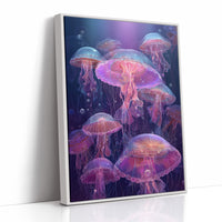 Deep Ocean Ballet In Neon Light